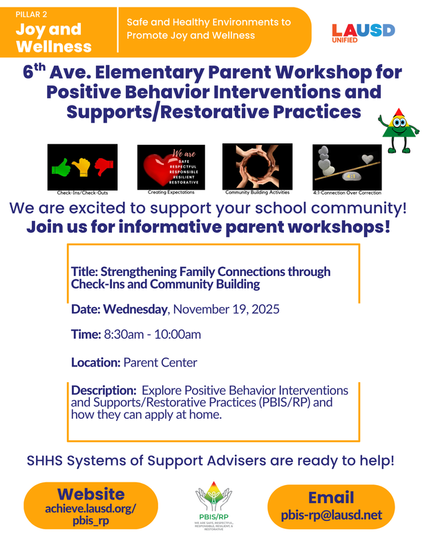 Parent Workshop