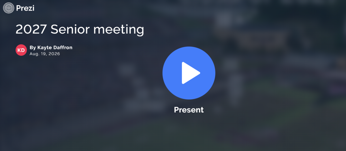 2027 Senior Meeting presentation