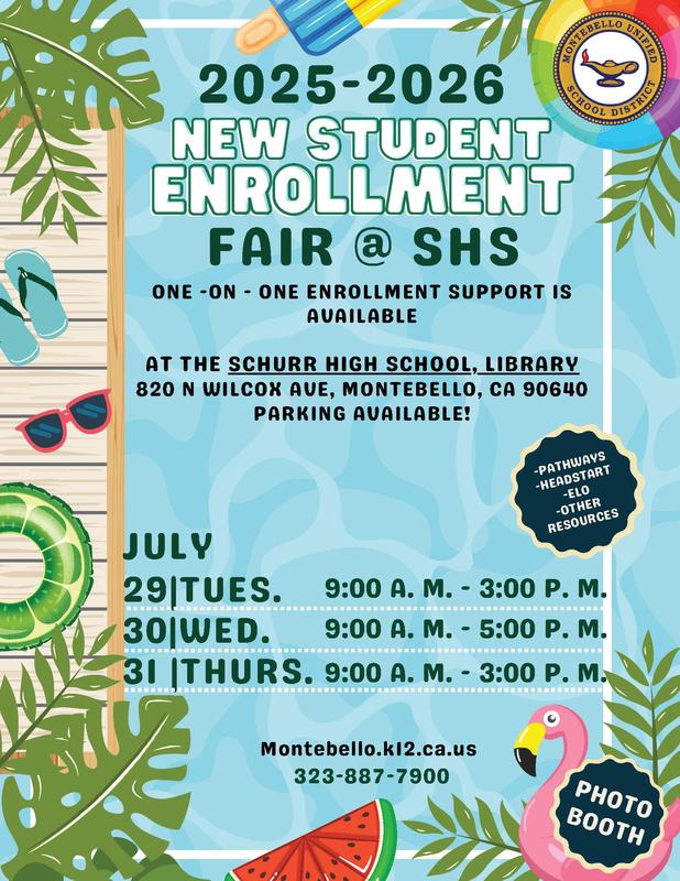 Schurr HS Enrollment Fair Flyer 2025