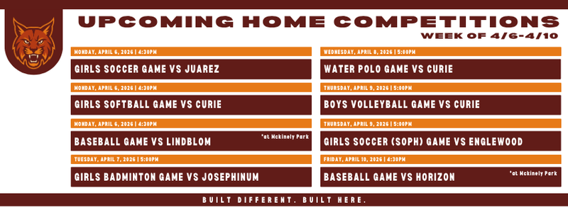 Upcoming Home Games Featured Photo