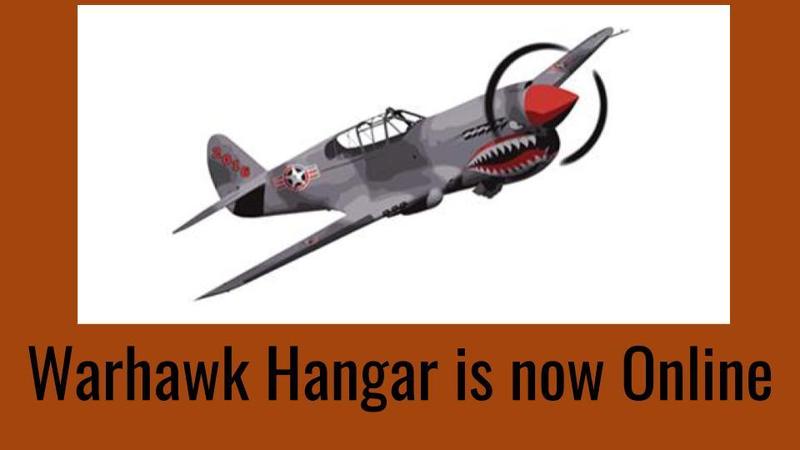 Warhawk hanger is now open online