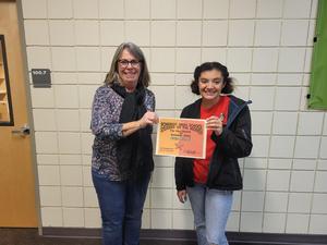 October 2021 Student of the Month