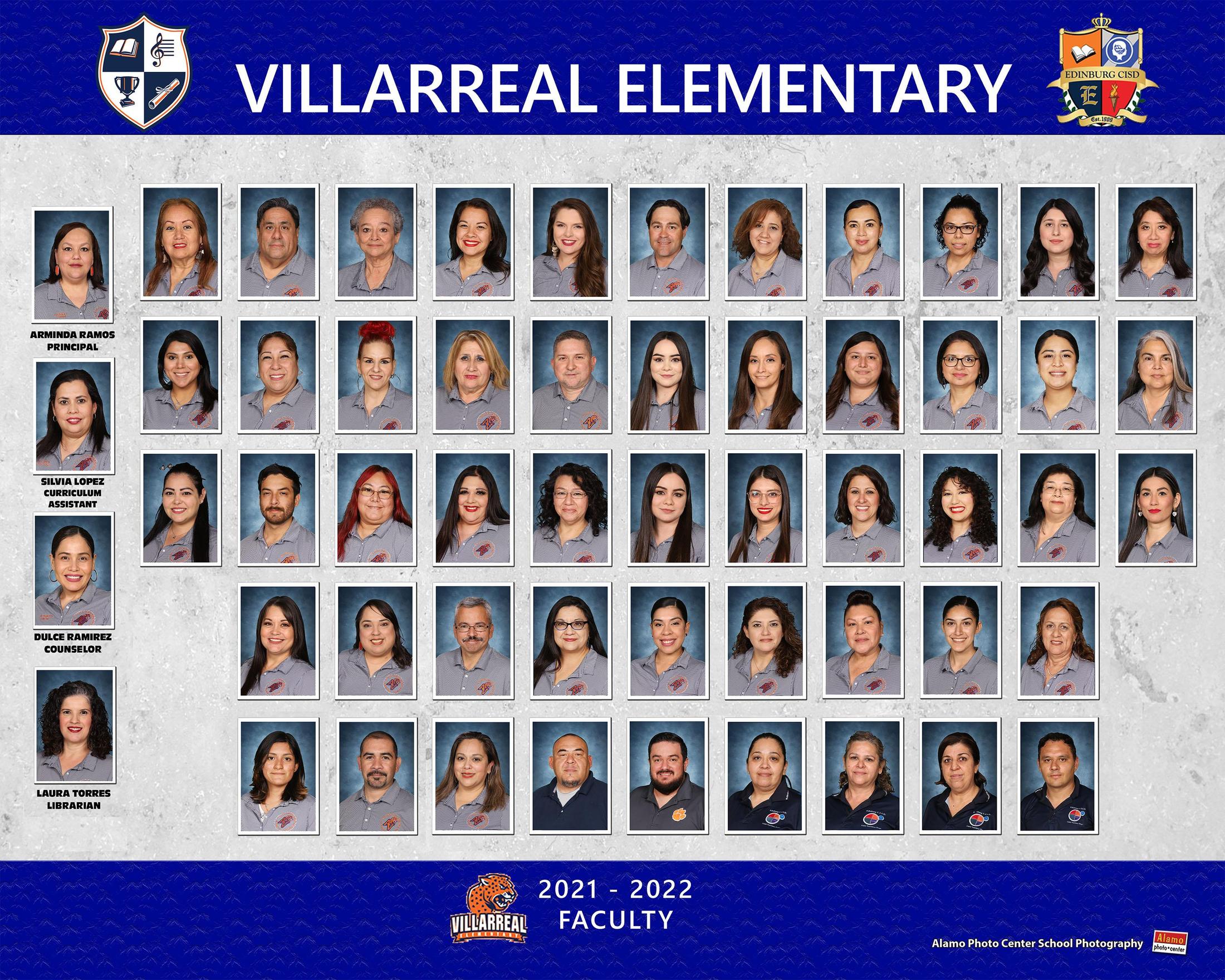 Villarreal Staff Staff Villarreal Elementary