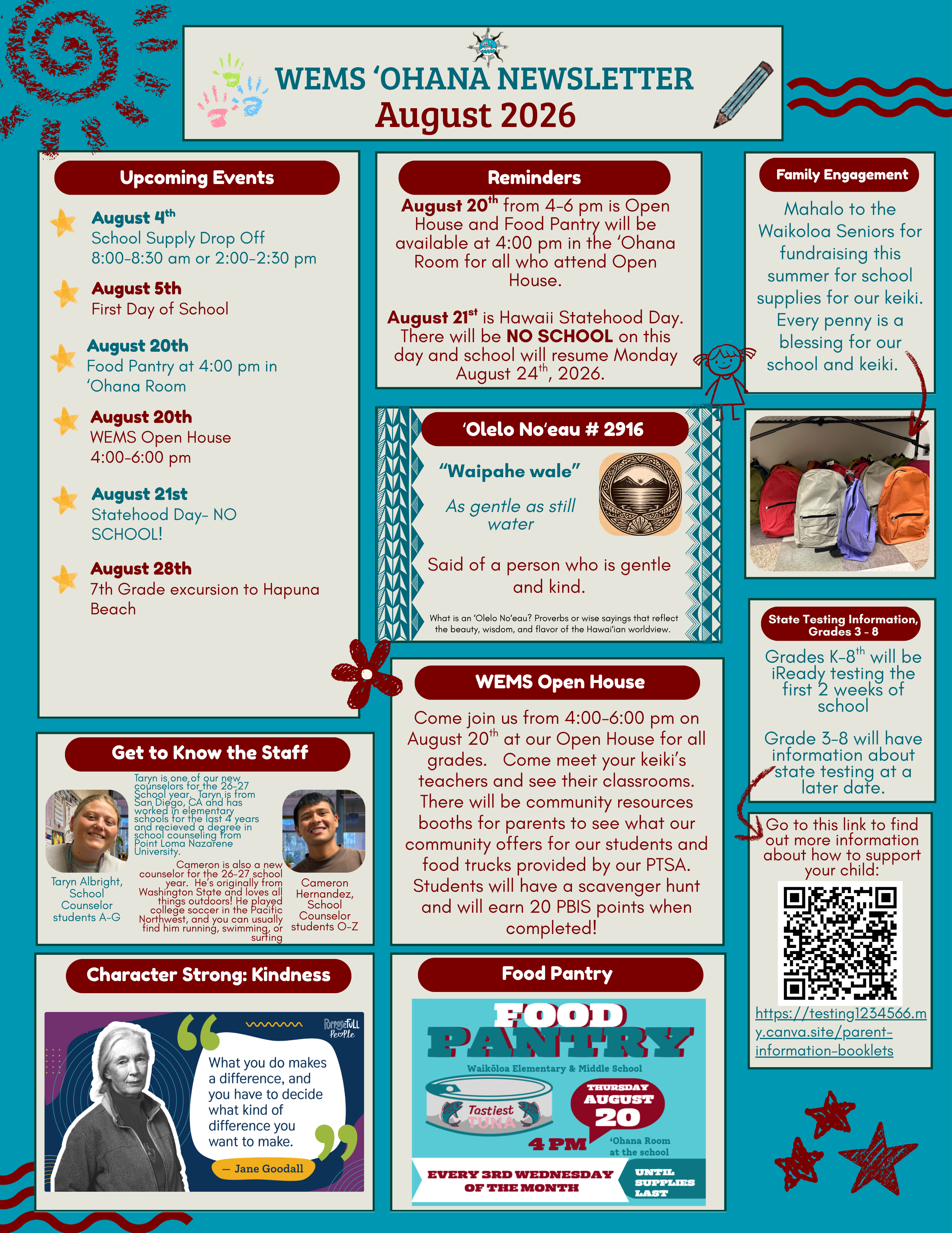 `Ohana Newsletter Image
