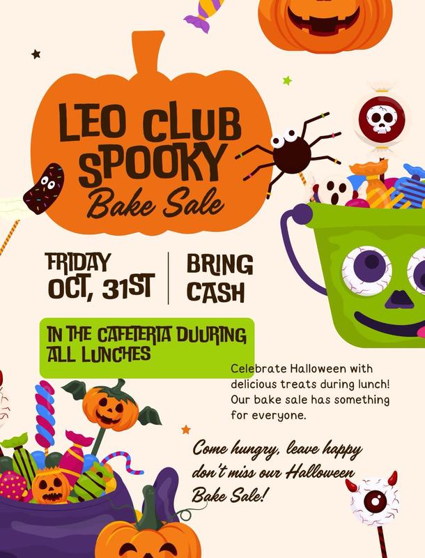 Leo Club Spooky Bake Sale