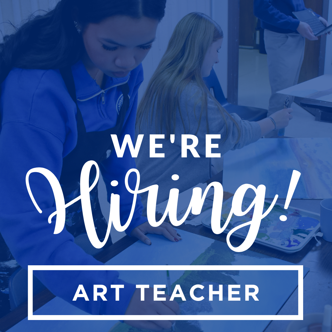 Hiring MS/HS Art Teacher