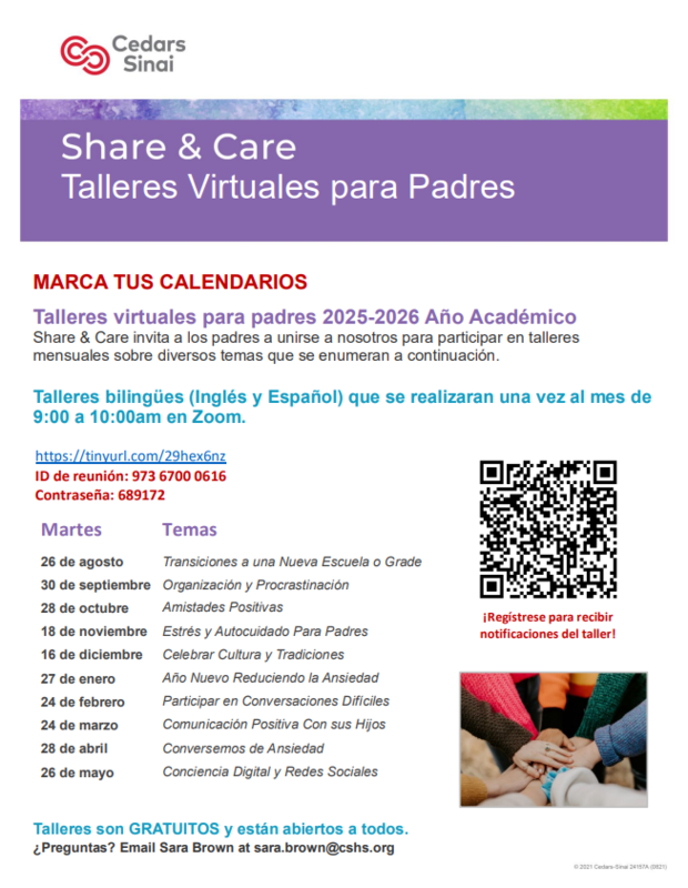 Lista de fechas y temas