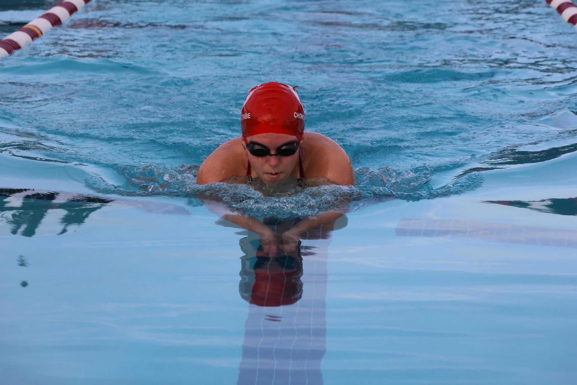 Katie Rodriguez swimming