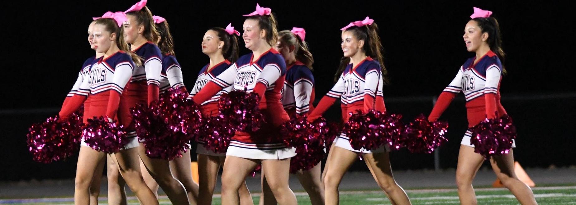 EHS Cheer team placed 4th in 4A All Girl Cheer and 5th in 4A Game Day Cheer