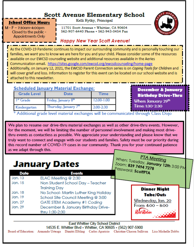 January Newsletter image
