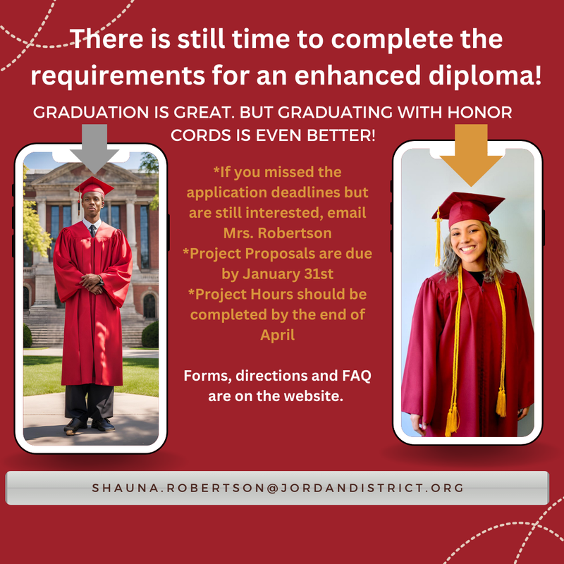 GRADUATION IS GREAT....BUT GRADUATING WITH HONOR CORDS IS EVEN BETTER!