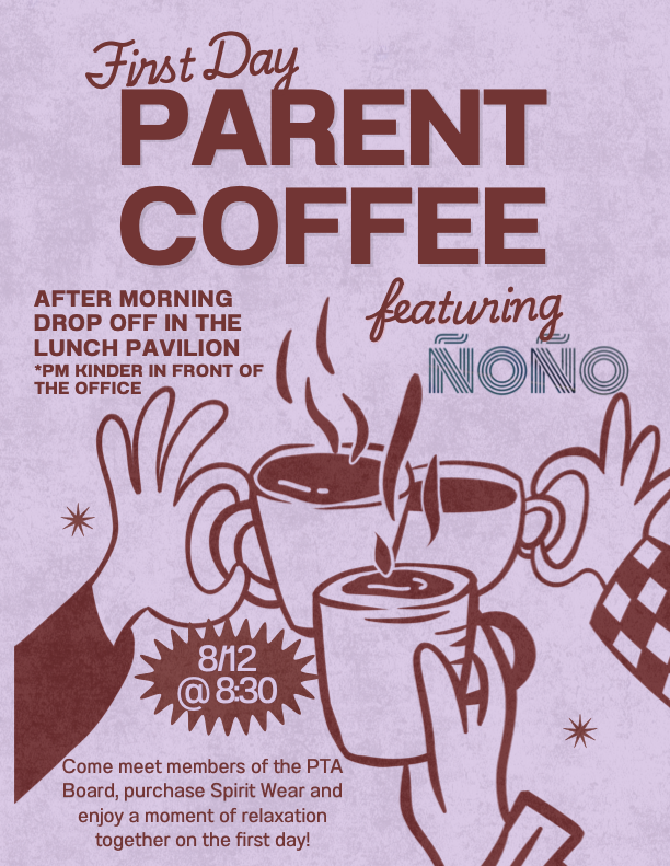 First Day of School & First Parent Coffee Featured Photo