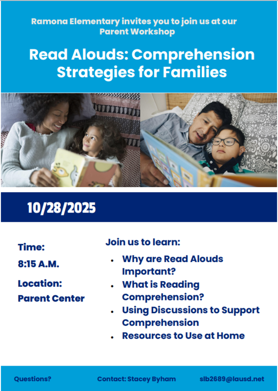 Read Aloud Workshop English