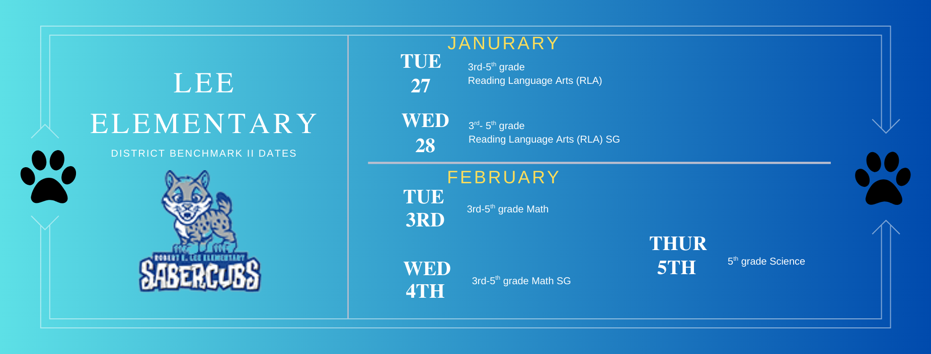 Benchmark Dates