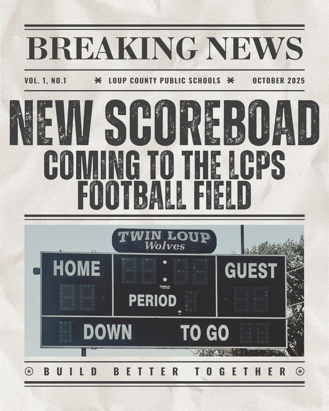 Breaking News-New Scoreboard Coming to the LCPS Football Field