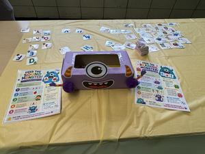 Monster box with phonics