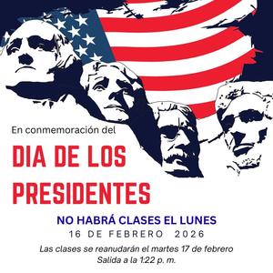 Presidents' day school closed