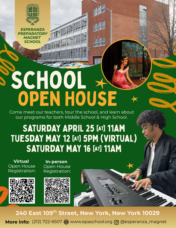 Open House Flyer - Arts
