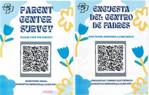 Parent Center Survey Flyer