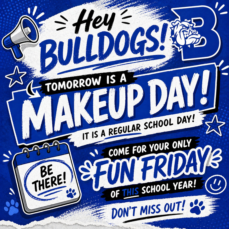 bad weather make up day