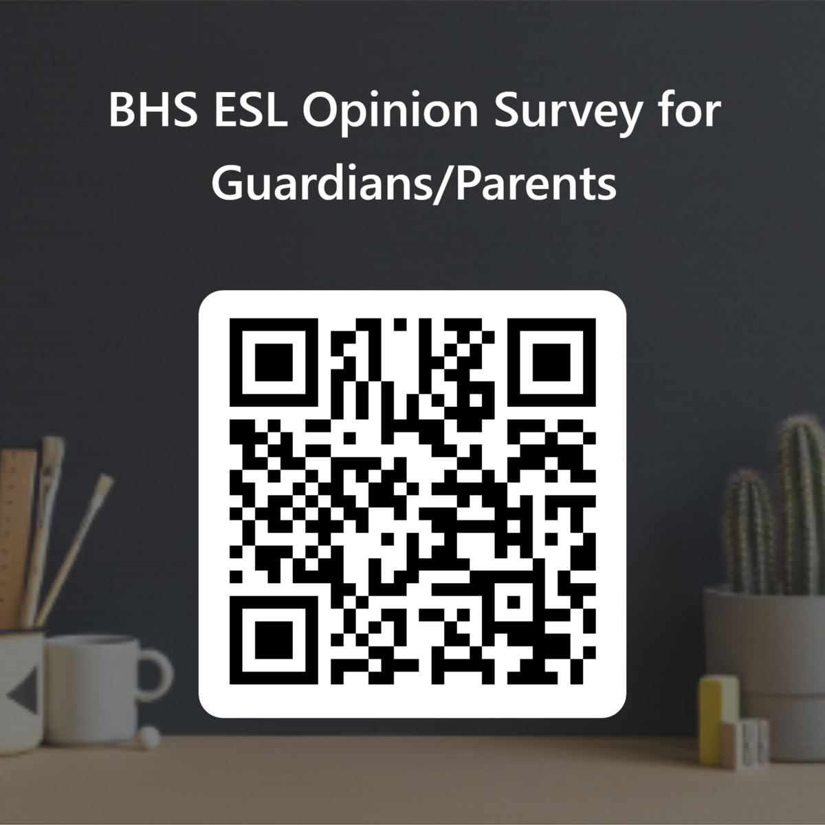 QR code for survey