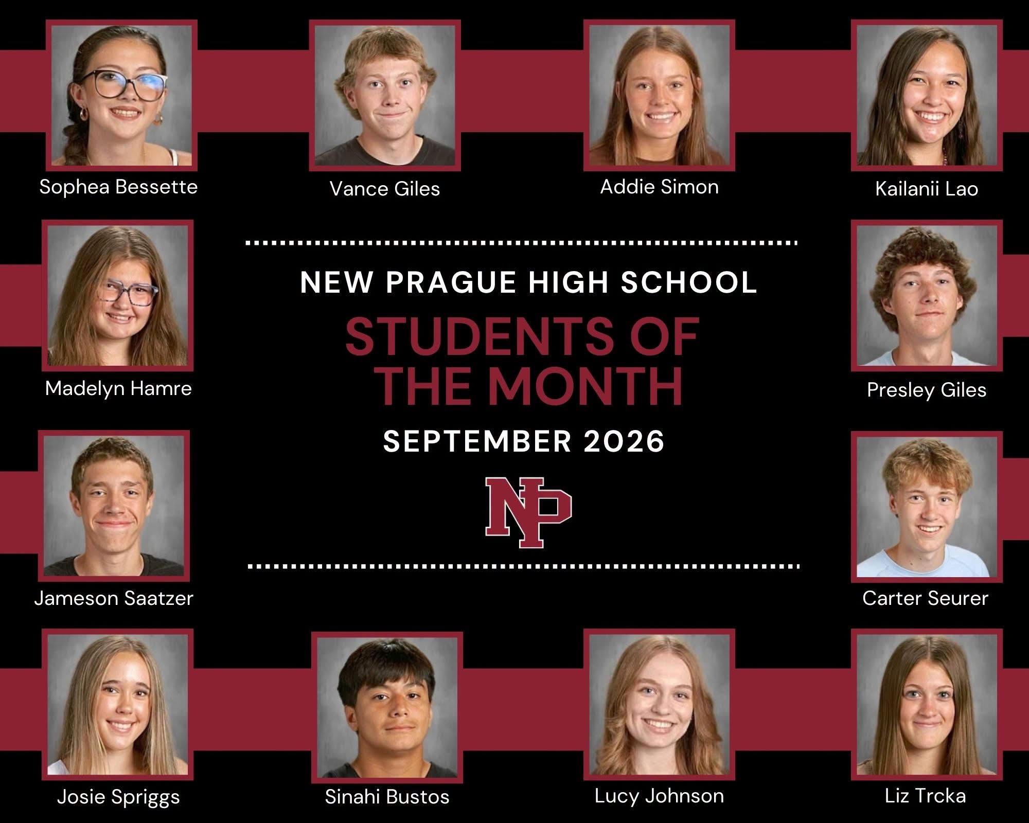 September Student of the Month