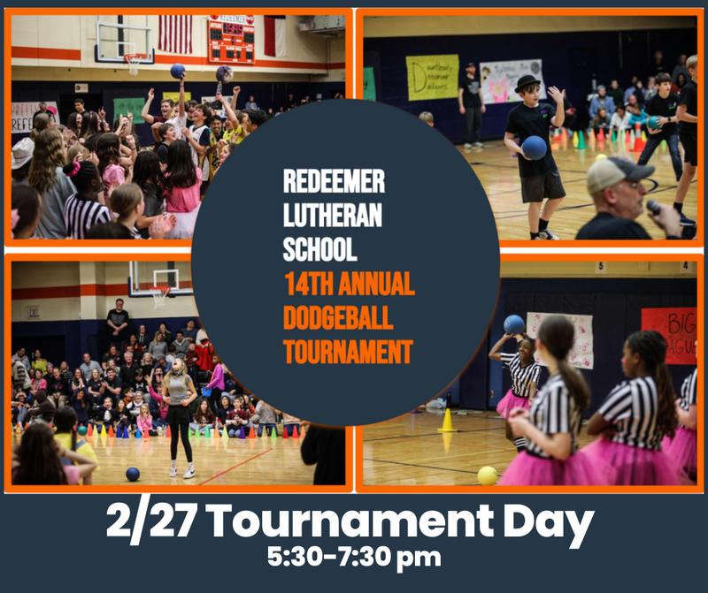 Middle School Dodgeball Tournament - 2/27 - 5:30-7:30