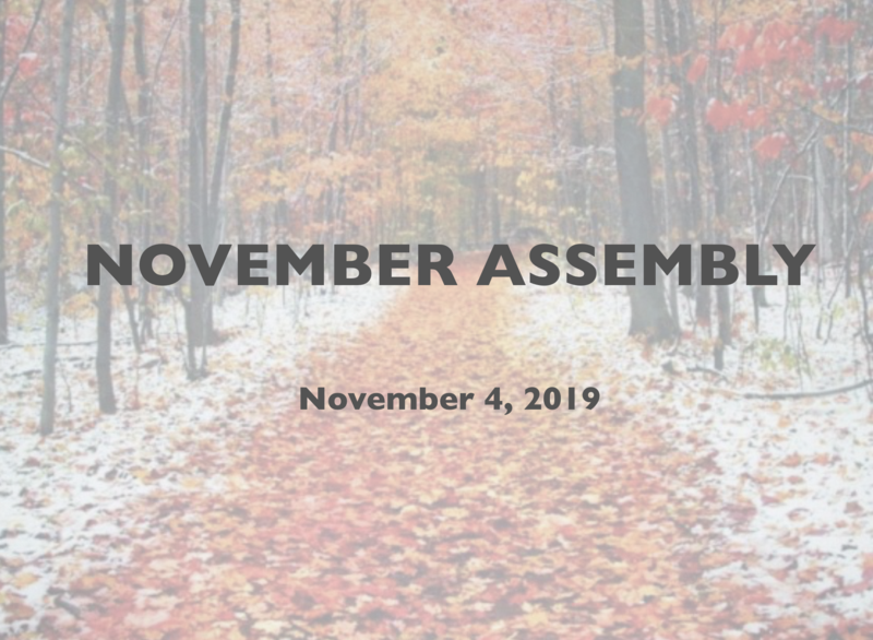 Condor November Assembly Featured Photo