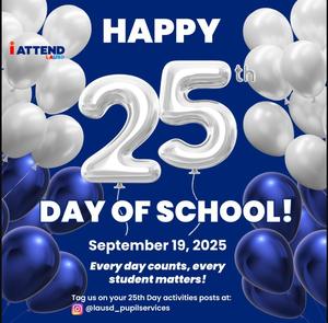 Happy 25th Day of School!