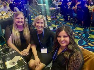 GFUSD Staff sitting at Awards Ceremony banquet