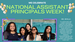 is a dedicated and caring Assistant Principal who brings strong leadership and heart to our school. We’re proud to celebrate her during National Assistant Principals Week and grateful for the kindness, professionalism, and steady support she shows our community every day.