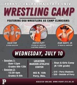 Perry OSU wrestling camp 2024