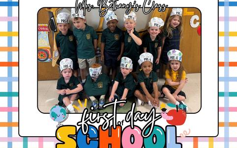 First Day of School - Mrs. Bethany's Class