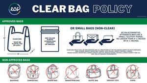 Accepted clear bag options