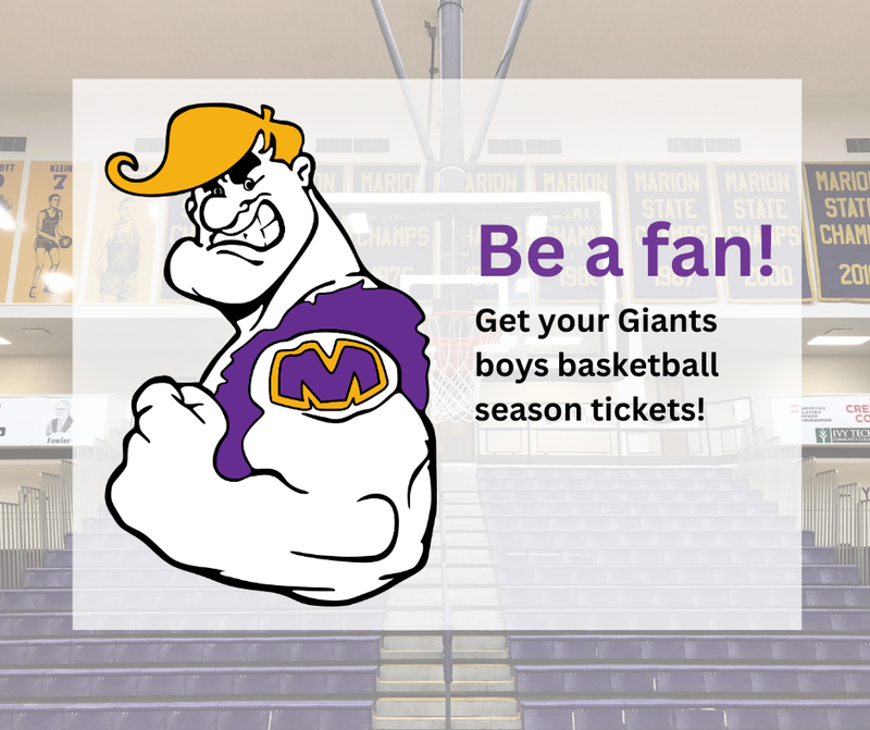 promo graphic - MHS boys basketball season ticket sales