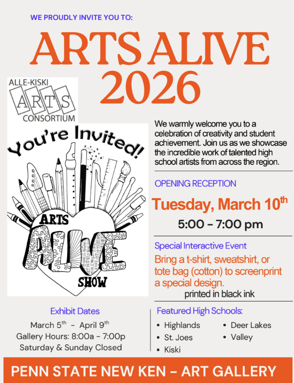 Arts Alive Flyer
