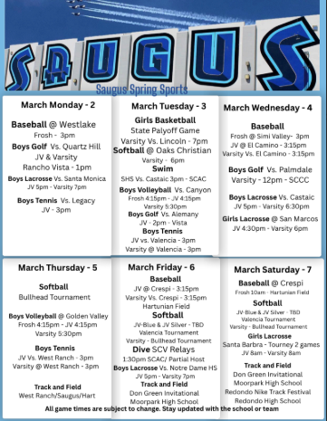 Sports This Week! - March 2, 2026