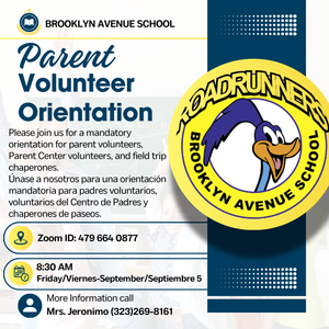 Parent Volunteer Orientation