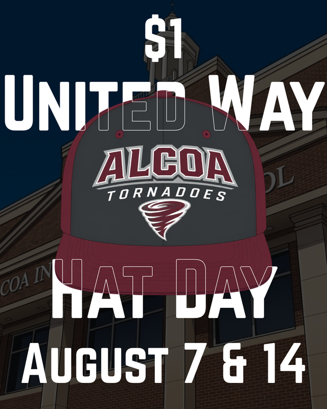 $1 for United Way hat Day graphic