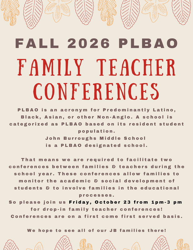 Join us for FALL 2026 PLBAO - Friday, October 23, 2026 from 1pm - 3pm