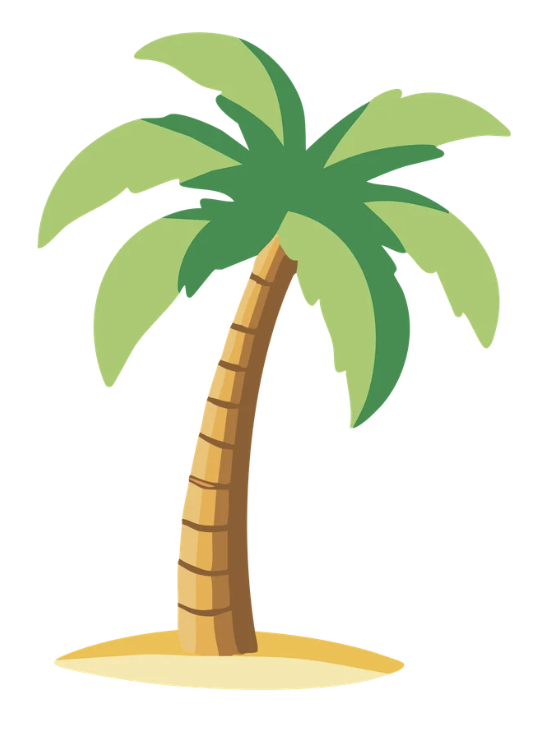 palm tree graphic