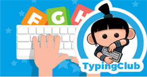 sumaray kid with typing keyboars