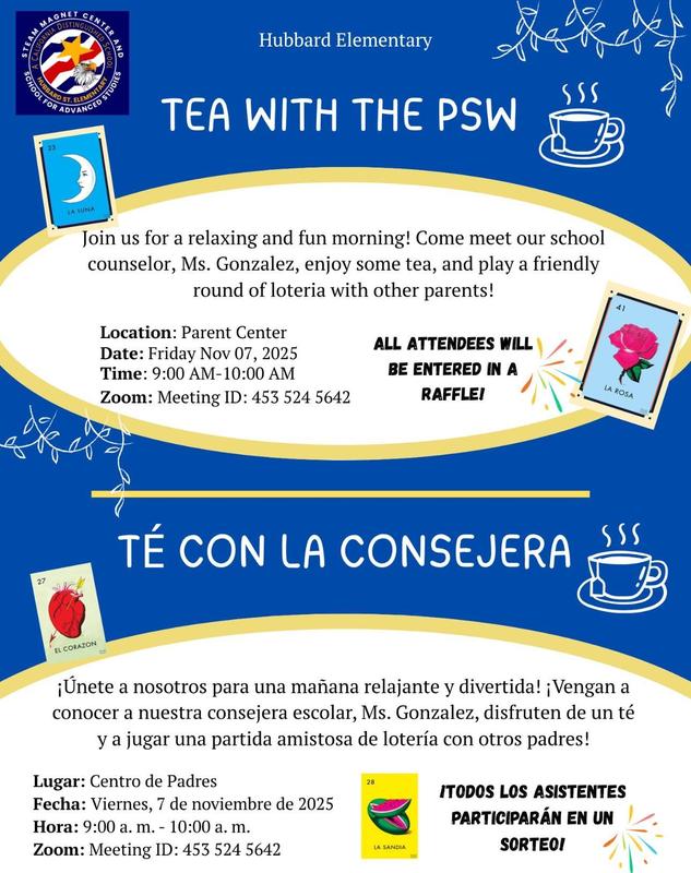 Tea with the PSW flier