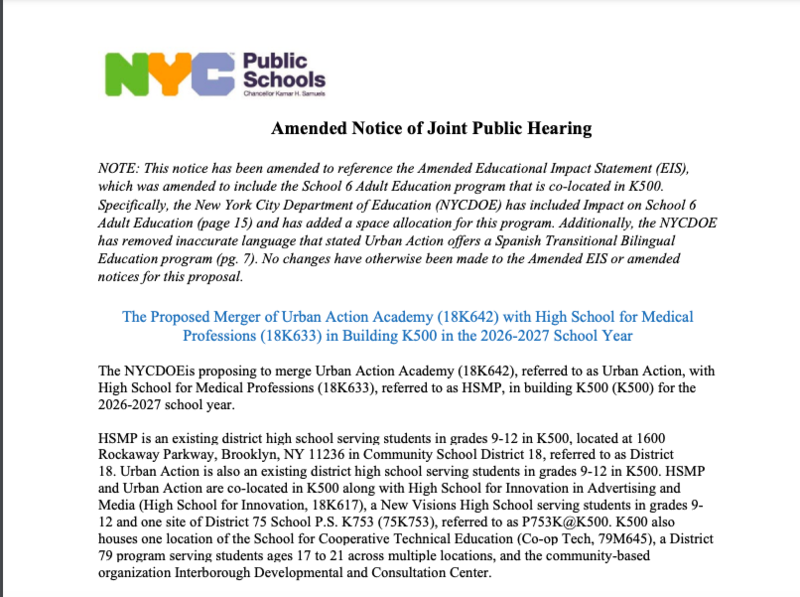 Joint Hearing Notice Letter