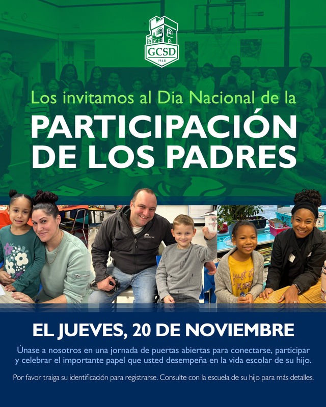 GCSD Parental Involvment day 2025 SPANISH