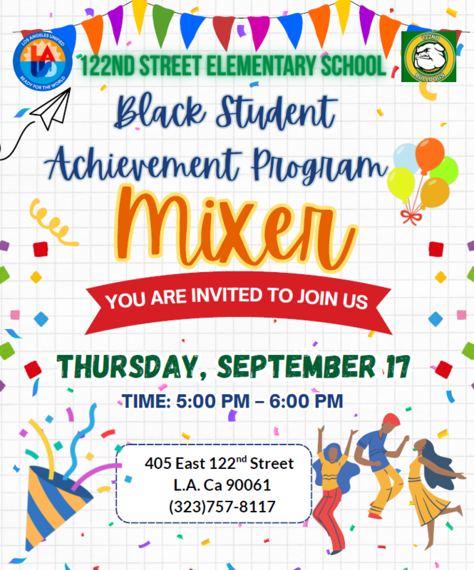 Flyer advertising the BSAP mixer