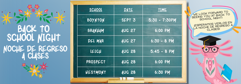 back to school flyer