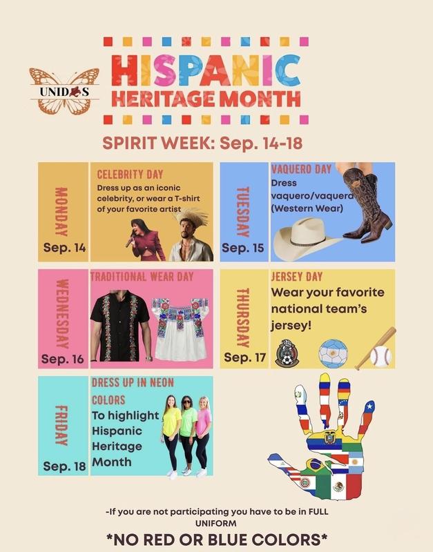 Hispanic Heritage Month Spirit Week Featured Photo