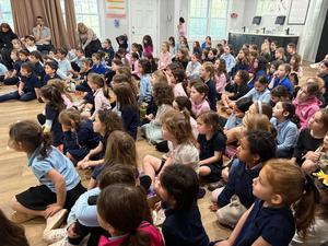 Students Watching NED presentation