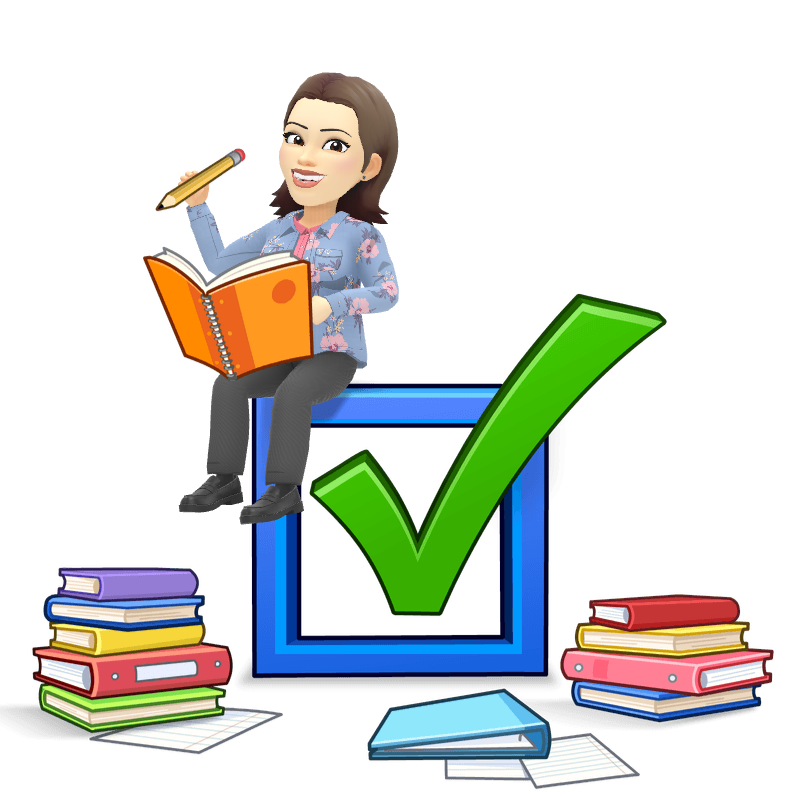 Ms. Smotherman Sitting on a Green Check Box